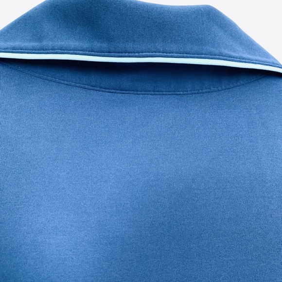 ADIDAS Blue GOLF Short Sleeve Polo Shirt Knit sz L - Picture 9 of 12